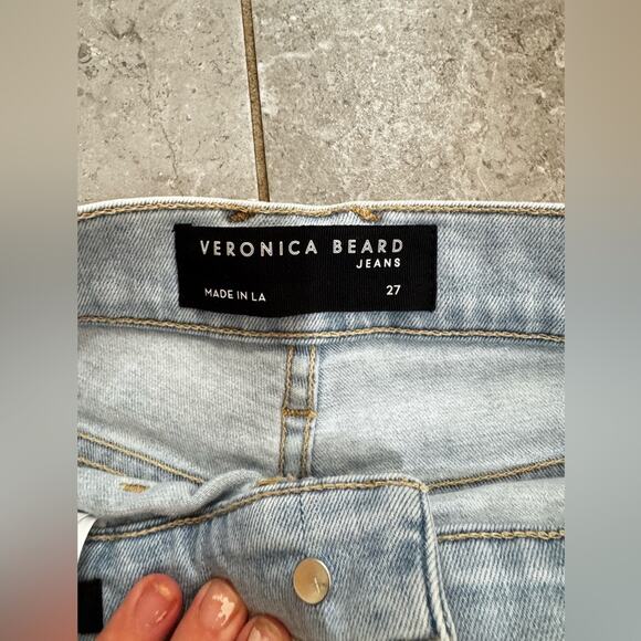 Veronica Beard High Rise Carly Kick Flare Jeans, size 27 - Picture 8 of 9